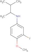 3-Fluoro-4-methoxy-N-(3-methylbutan-2-yl)aniline