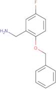 2-Benzyloxy-5-fluorobenzyl Amine