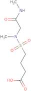 4-{Methyl[(methylcarbamoyl)methyl]sulfamoyl}butanoic acid