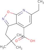 3-(2,2-Dimethylpropyl)-6-ethyl-[1,2]oxazolo[5,4-b]pyridine-4-carboxylic acid