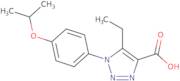 5-Ethyl-1-[4-(propan-2-yloxy)phenyl]-1H-1,2,3-triazole-4-carboxylic acid