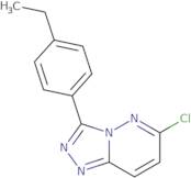 6-Chloro-3-(4-ethylphenyl)[1,2,4]triazolo[4,3-b]pyridazine