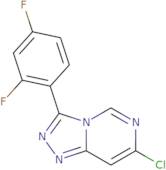 7-Chloro-3-(2,4-difluorophenyl)-[1,2,4]triazolo[4,3-c]pyrimidine