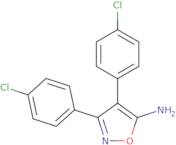 Bis(4-chlorophenyl)-1,2-oxazol-5-amine