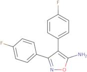 Bis(4-fluorophenyl)-1,2-oxazol-5-amine