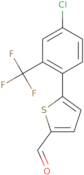 5-[4-Chloro-2-(trifluoromethyl)phenyl]thiophene-2-carbaldehyde