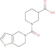 1-{4H,5H,6H,7H-Thieno[3,2-c]pyridine-5-carbonyl}piperidine-3-carboxylic acid