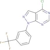 4-Chloro-1-(3-(trifluoromethyl)phenyl)-1H-pyrazolo[3,4-d]pyrimidine