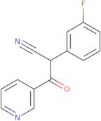 2-(3-Fluorophenyl)-3-oxo-3-pyridin-3-ylpropanenitrile