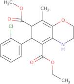 5-Ethyl 7-methyl 6-(2-chlorophenyl)-3,4,6,7-tetrahydro-8-methyl-2H-1,4-benzoxazine-5,7-dicarboxylate
