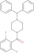2,6-difluorophenyl 4-(diphenylmethyl)piperazinyl ketone