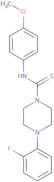 4-(2-Fluorophenyl)-N-(4-methoxyphenyl)tetrahydro-1(2H)-pyrazinecarbothioamide