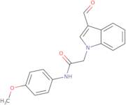 2-(3-Formyl-1H-indol-1-yl)-N-(4-methoxyphenyl)acetamide