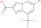 6-Bromo-8-(trifluoromethyl)imidazo[1,2-a]pyridine-2-carboxylic acid