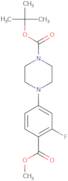 4-(3-Fluoro-4-methoxycarbonylphenyl)-piperazine-1-carboxylic acid tert-butyl ester