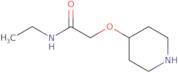 N-Ethyl-2-(piperidin-4-yloxy)acetamide