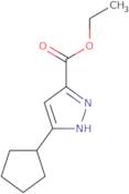 Ethyl 3-cyclopentyl-1H-pyrazole-5-carboxylate