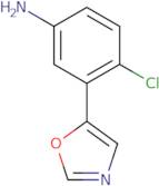 4-chloro-3-(oxazol-5-yl)aniline