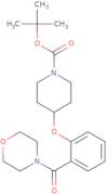 4-[2-(Morpholine-4-carbonyl)-phenoxy]-piperidine-1-carboxylic acid tert-butyl ester