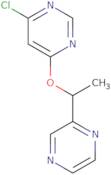 4-Chloro-6-(1-pyrazin-2-yl-ethoxy)-pyrimidine