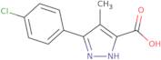 5-(4-Chlorophenyl)-4-methyl-1H-pyrazole-3-carboxylic acid