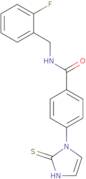 N-[(2-Fluorophenyl)methyl]-4-(2-sulfanyl-1H-imidazol-1-yl)benzamide