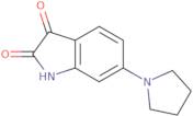 6-(Pyrrolidin-1-yl)-2,3-dihydro-1H-indole-2,3-dione