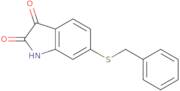 6-(Benzylsulfanyl)-2,3-dihydro-1H-indole-2,3-dione