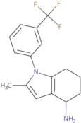 2-Methyl-1-[3-(trifluoromethyl)phenyl]-4,5,6,7-tetrahydro-1H-indol-4-amine