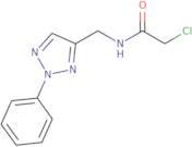 2-Chloro-N-[(2-phenyl-2H-1,2,3-triazol-4-yl)methyl]acetamide
