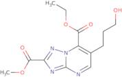 7-Ethyl 2-methyl 6-(3-hydroxypropyl)-[1,2,4]triazolo[1,5-a]pyrimidine-2,7-dicarboxylate
