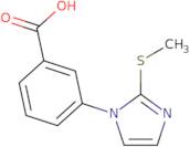 3-[2-(Methylsulfanyl)-1H-imidazol-1-yl]benzoic acid