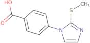 4-[2-(Methylsulfanyl)-1H-imidazol-1-yl]benzoic acid