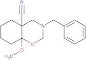 3-Benzyl-8a-methoxy-octahydro-2H-1,3-benzoxazine-4a-carbonitrile