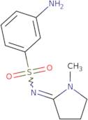 3-Amino-N-(1-methylpyrrolidin-2-ylidene)benzene-1-sulfonamide