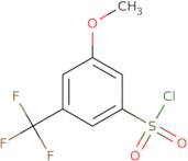 3-Methoxy-5-(trifluoromethyl)benzene-1-sulfonyl chloride