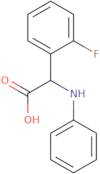 2-(2-Fluorophenyl)-2-(phenylamino)acetic acid