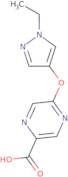 5-[(1-Ethyl-1H-pyrazol-4-yl)oxy]pyrazine-2-carboxylic acid