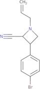 (2R,3S)-1-Allyl-3-(4-bromophenyl)azetidine-2-carbonitrile