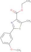 Ethyl 2-(3-methoxyphenyl)-5-methyl-1,3-thiazole-4-carboxylate