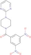 (3,5-Dinitrophenyl)[4-(2-pyrimidinyl)piperazino]methanone