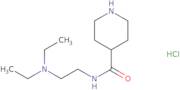 N-[2-(Diethylamino)ethyl]piperidine-4-carboxamide hydrochloride