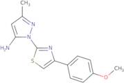 1-[4-(4-Methoxyphenyl)-1,3-thiazol-2-yl]-3-methyl-1H-pyrazol-5-amine