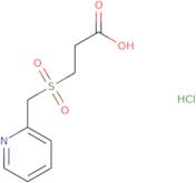 3-(Pyridin-2-ylmethanesulfonyl)propanoic acid hydrochloride