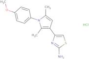 4-[1-(4-Methoxyphenyl)-2,5-dimethyl-1H-pyrrol-3-yl]-1,3-thiazol-2-amine hydrochloride