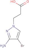 3-(3-Amino-4-bromo-1H-pyrazol-1-yl)propanoic acid