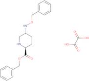 (2S,5R)-Benzyl 5-((benzyloxy)amino)piperidine-2-carboxylate oxalate ee