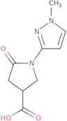 1-(1-Methyl-1H-pyrazol-3-yl)-5-oxopyrrolidine-3-carboxylic acid