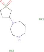 3-(1,4-Diazepan-1-yl)-1λ6-thiolane-1,1-dione dihydrochloride