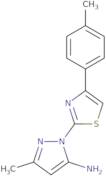 3-Methyl-1-[4-(4-methylphenyl)-1,3-thiazol-2-yl]-1H-pyrazol-5-amine